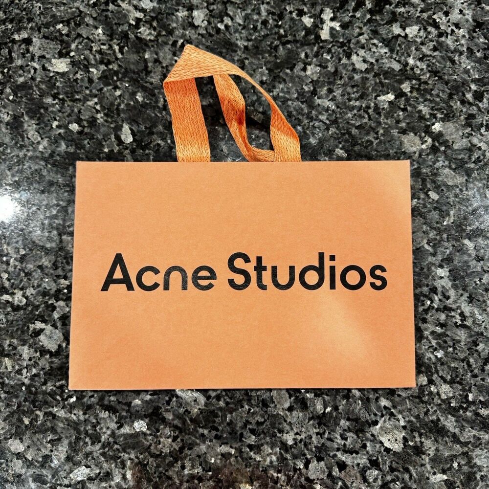 Acne Studios Pink Shopping Empty Gift Bag
